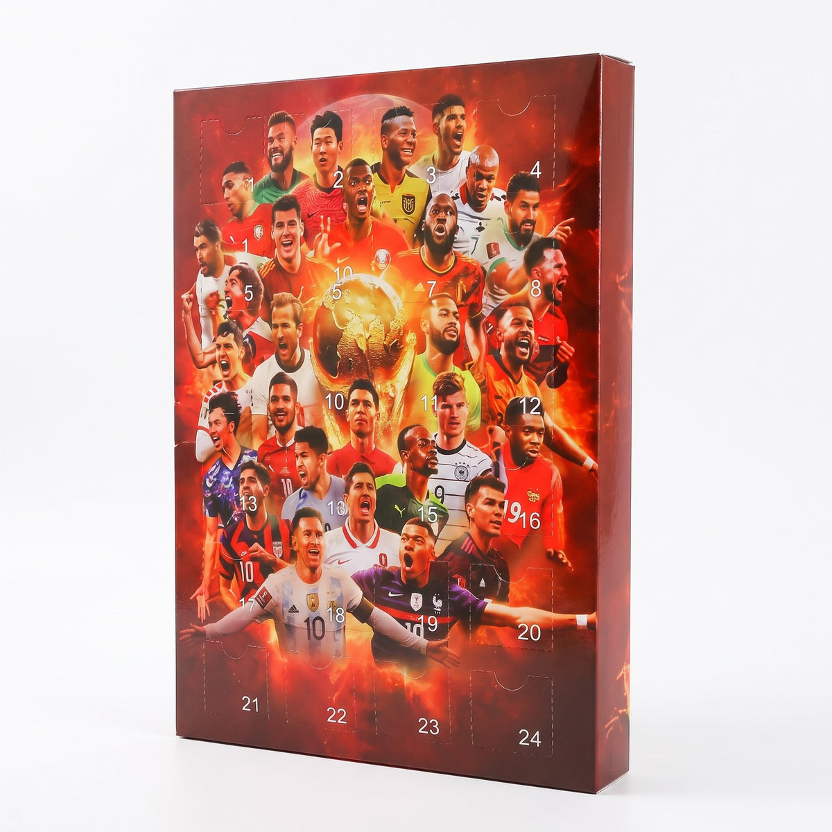 BootBox Soccer Advent Calendar hero shot on white background